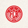拜仁慕尼黑足球俱乐部队徽，红色圆形与FCB字母